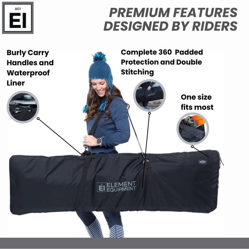 Element Equipment Padded Snowboard Bag Travel Snowboard Bag - Image 2